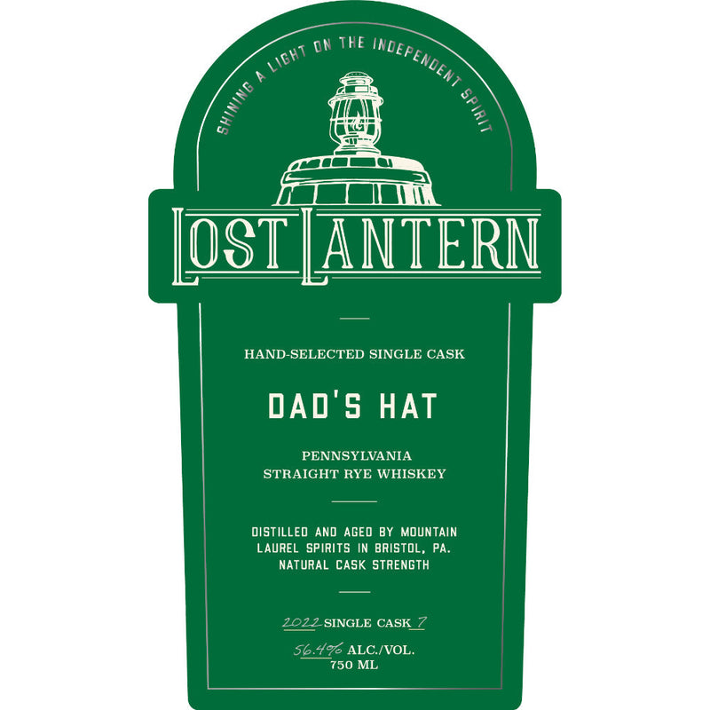 Lost Lantern Dad’s Hat Pennsylvania Straight Rye - Goro&