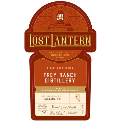 Lost Lantern Frey Ranch 5 Year Old Nevada Straight Bourbon - Goro's Liquor