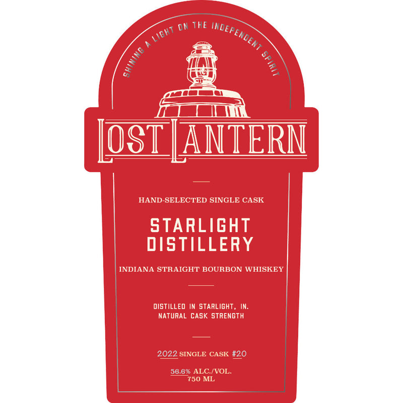 Lost Lantern Starlight Distillery Indiana Straight Bourbon - Goro&