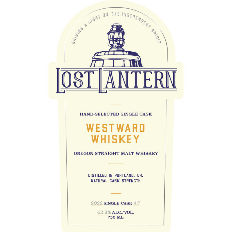 Lost Lantern Westward Whiskey Oregon Straight Malt - Goro&