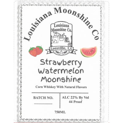 Louisiana Moonshine Co Strawberry Watermelon Moonshine - Goro's Liquor