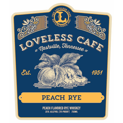 Loveless Cafe Peach Rye Whiskey - Goro's Liquor