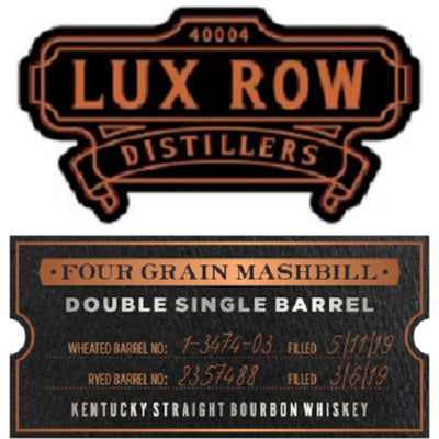 Lux Row Distillers Four Grain Double Single Barrel Straight Bourbon - Goro's Liquor