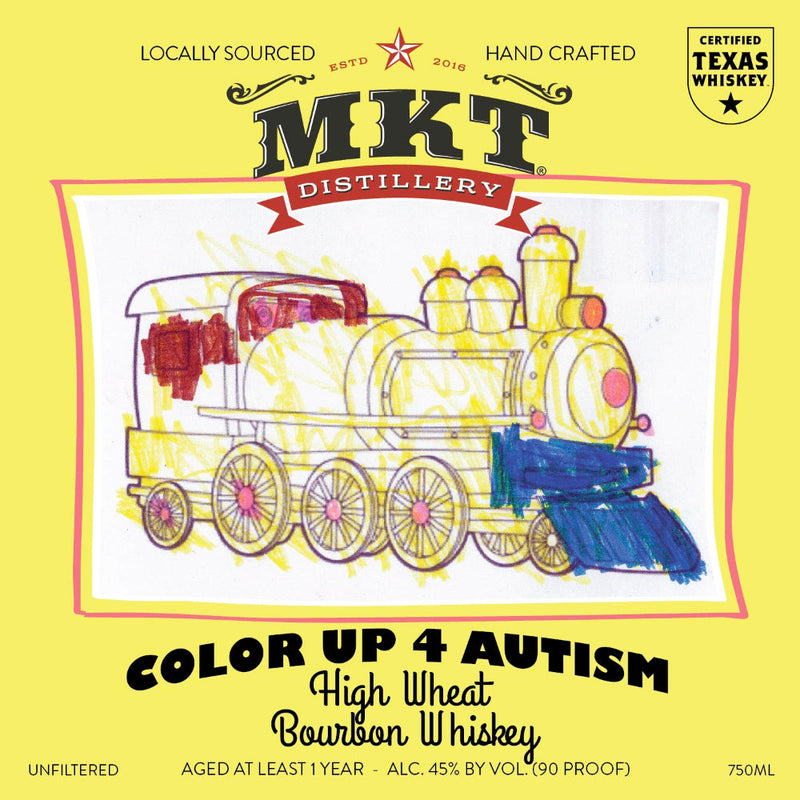 MKT Distillery Color Up 4 Autism High Wheat Straight Bourbon - Goro&