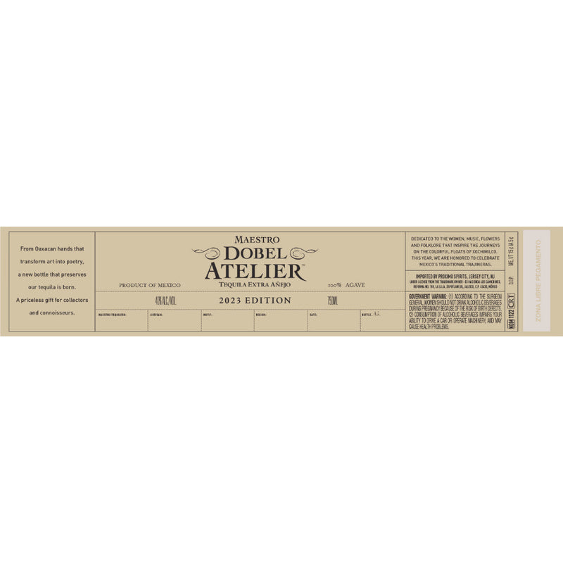 Maestro Dobel Atelier Extra Anejo 2023 Edition - Goro&