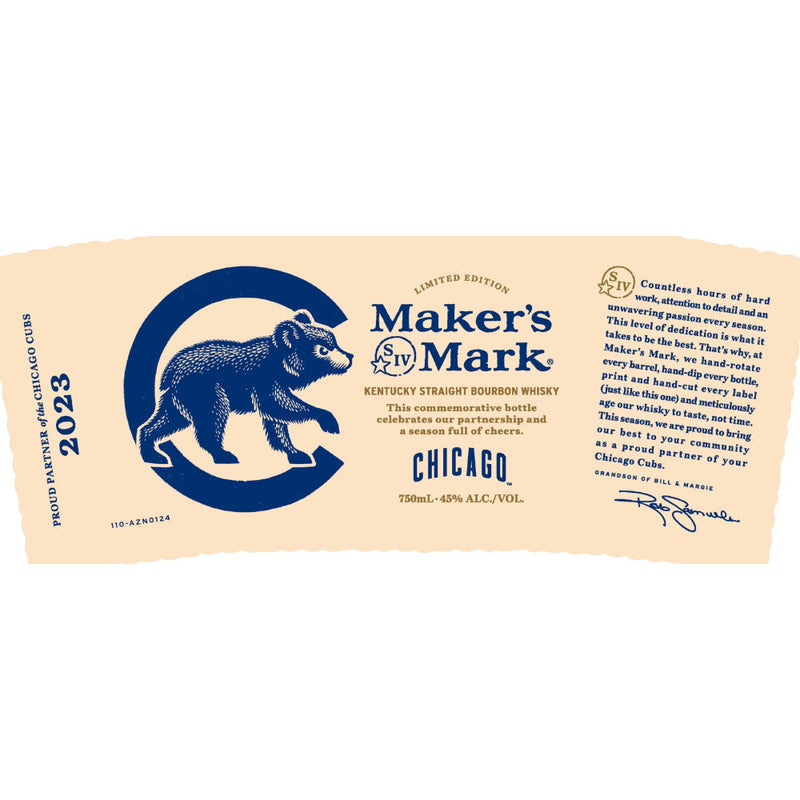 Maker’s Mark Chicago Cubs Limited Edition 2023 - Goro&