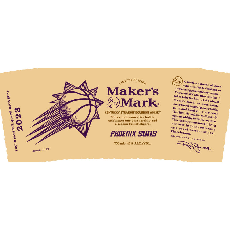 Maker’s Mark Phoenix Suns Straight Bourbon 2023 Release - Goro&