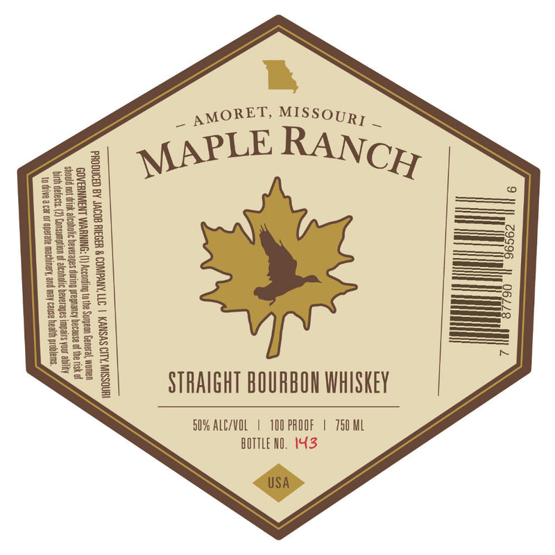 Maple Ranch Straight Bourbon Whiskey - Goro&