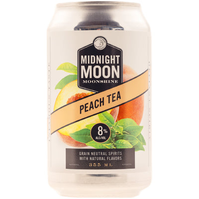 Midnight Moon Peach Tea Moonshine Cocktail 4pk - Goro's Liquor