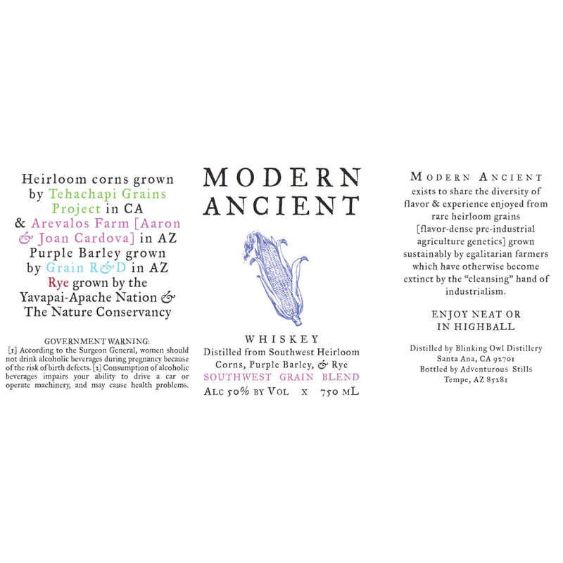 Modern Ancient Whiskey Southwest Grain Blend - Goro&