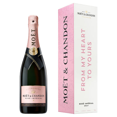 Moët Impérial Rosé "From My Heart To Yours" Cardboard Box - Goro's Liquor