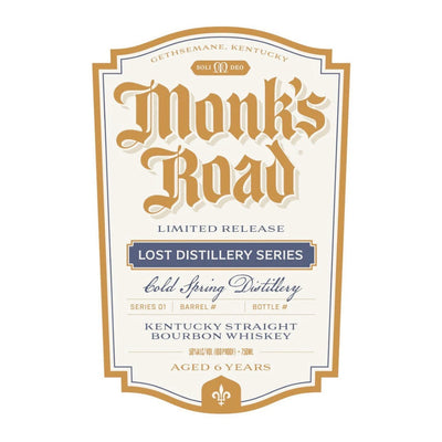 Monk’s Road 6 Year Lost Distillery Series - Goro's Liquor