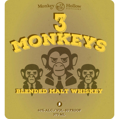 Monkey Hollow 3 Monkeys Blended Malt Whiskey - Goro's Liquor