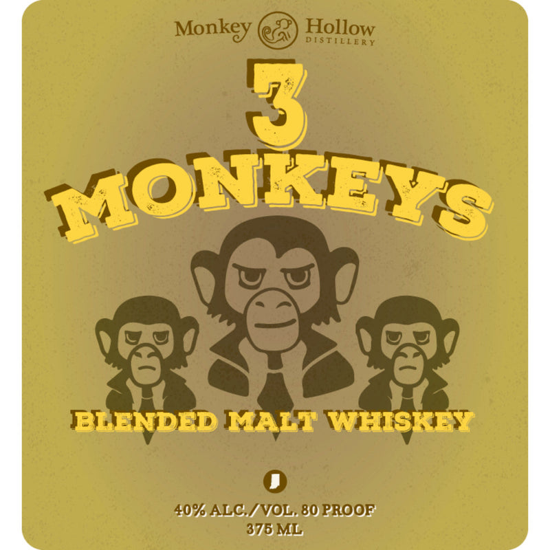 Monkey Hollow 3 Monkeys Blended Malt Whiskey - Goro&