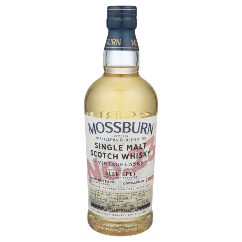 Mossburn No. 23 Glen Spey 10 Year Old Scotch - Goro&