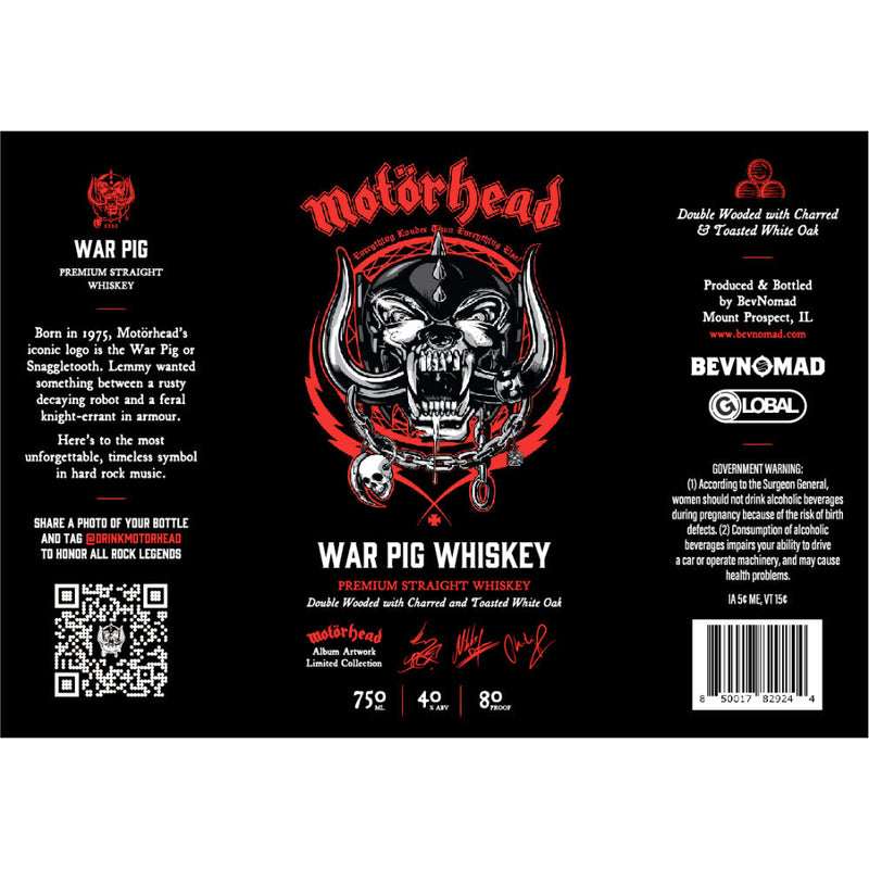 Motorhead War Pig Whiskey - Goro&