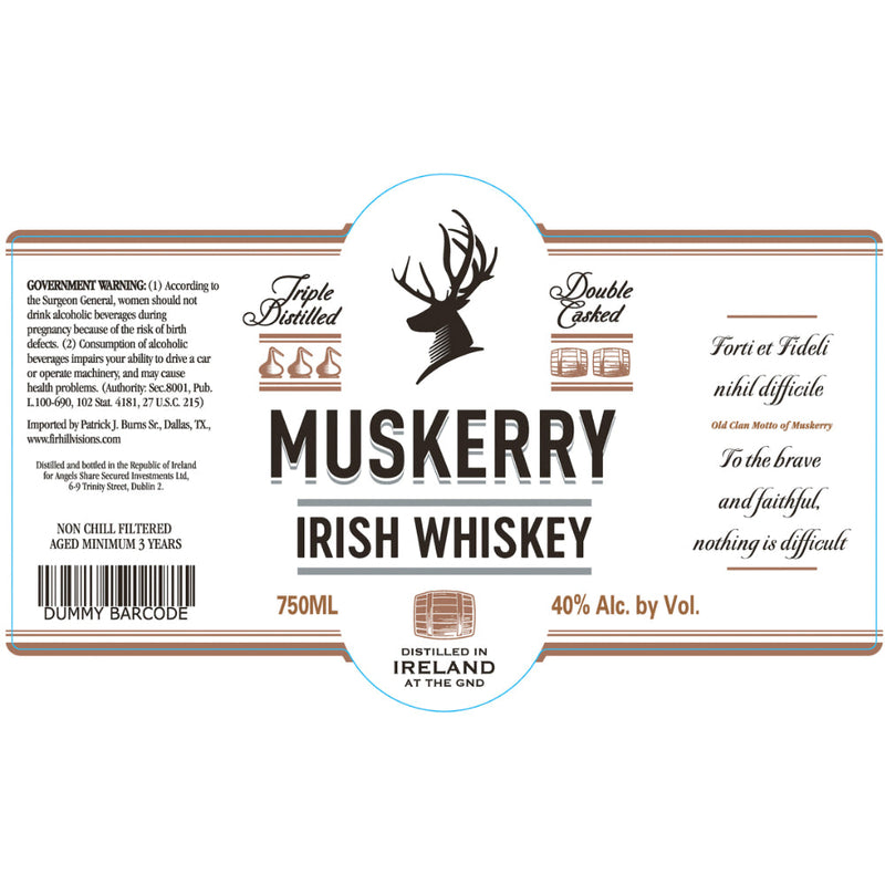 Muskerry Irish Whiskey - Goro&