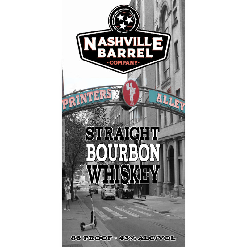 Nashville Barrel Company Printer’s Alley Straight Bourbon - Goro&