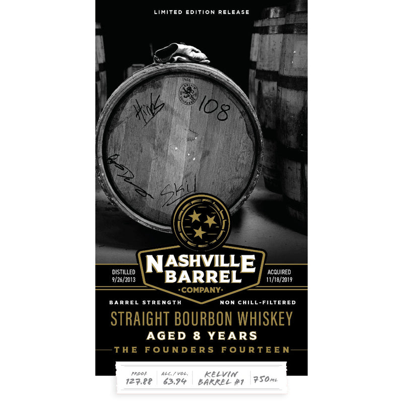 Nashville Barrel Company The Founders Fourteen 8 Year Old Straight Bourbon - Goro&