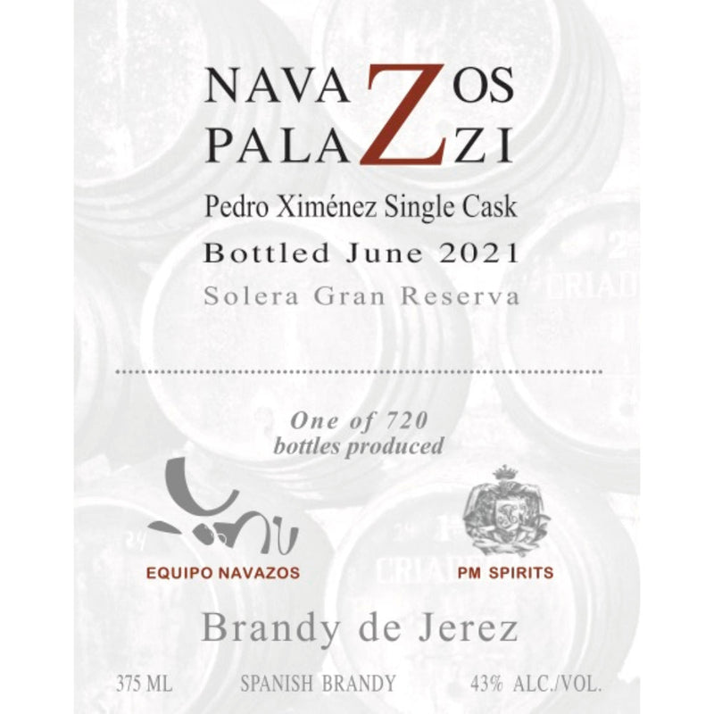 Navazos Palazzi Pedro Ximénez Single Cask 2021 - Goro&