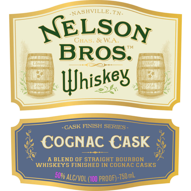 Nelson Bros Cognac Cask Finished Straight Bourbon - Goro&