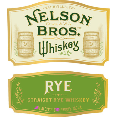 Nelson Bros Straight Rye Whiskey - Goro's Liquor