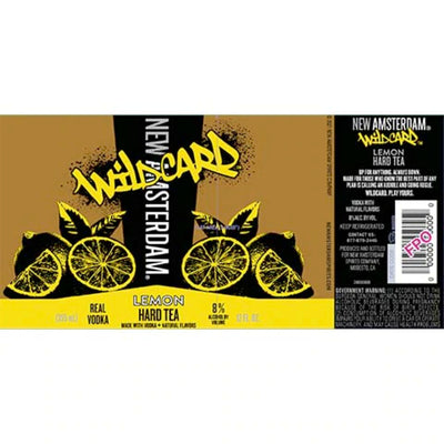 New Amsterdam Wildcard Lemon Hard Tea 4PK - Goro's Liquor