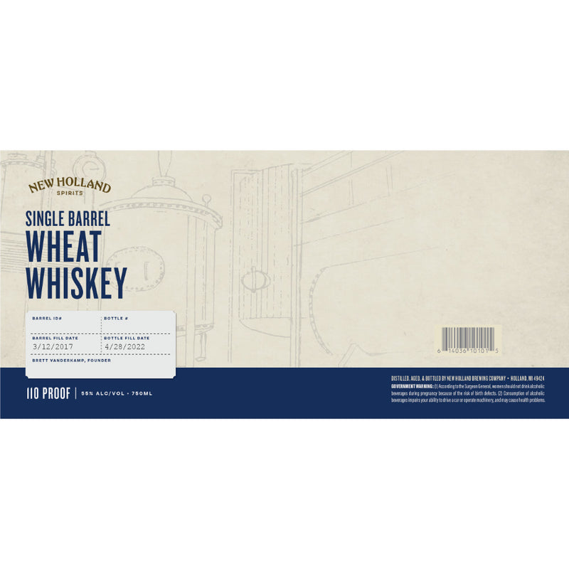 New Holland Single Barrel Wheat Whiskey - Goro&