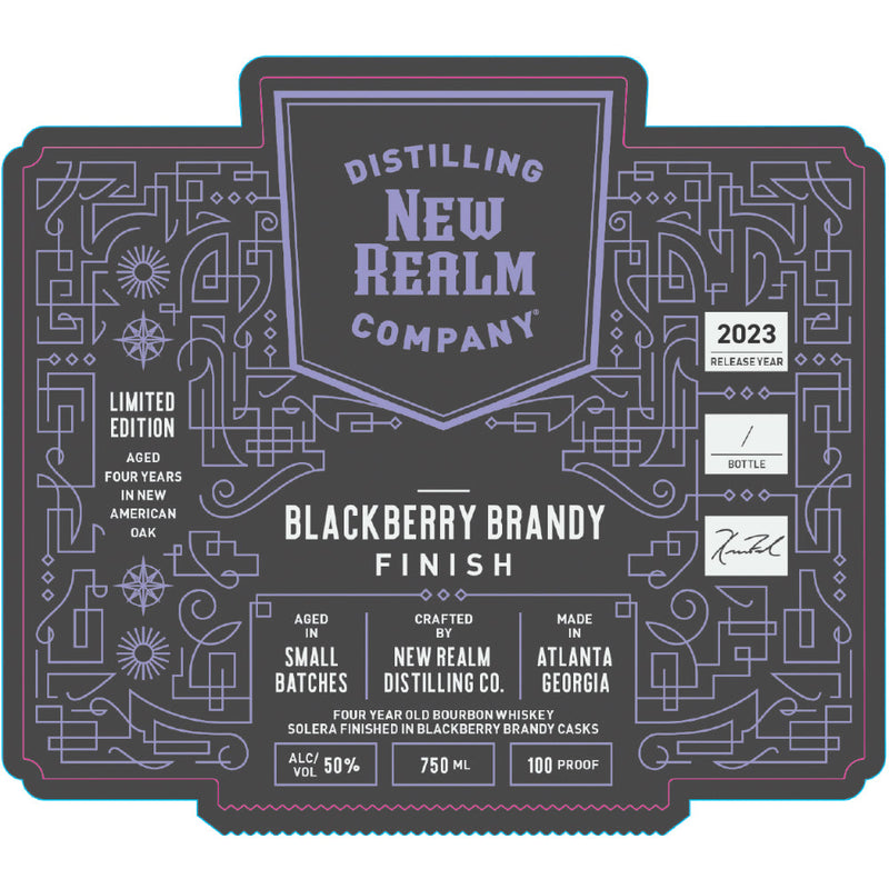 New Realm 4 Year Old Blackberry Brandy Finish Bourbon - Goro&