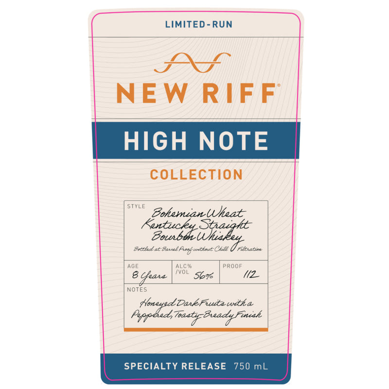 New Riff High Note Collection Bohemian Wheat Kentucky Straight Bourbon - Goro&