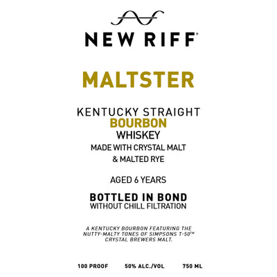 New Riff Maltster 6 Year Old Bottled in Bond Straight Bourbon - Goro's Liquor