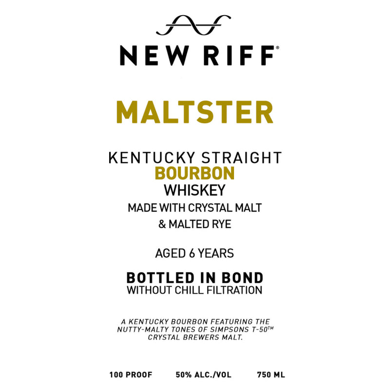 New Riff Maltster 6 Year Old Bottled in Bond Straight Bourbon - Goro&