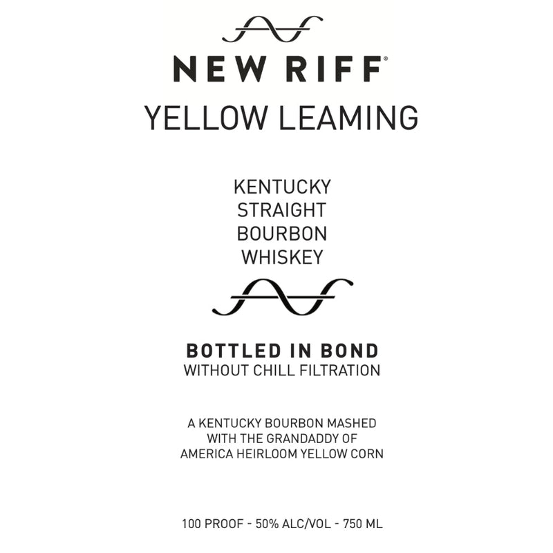 New Riff Yellow Leaming Bottled in Bond Kentucky Straight Bourbon - Goro&