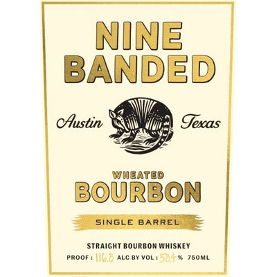 Nine Banded Wheated Bourbon Single Barrel - Goro's Liquor