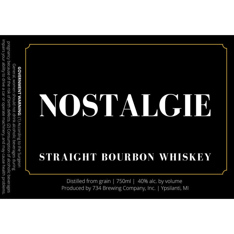 Nostalgie Straight Bourbon Whiskey - Goro&