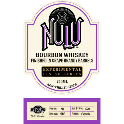 Nulu Bourbon Finished in Grape Brandy Barrels - Goro's Liquor