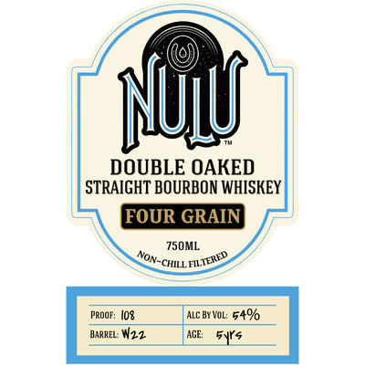 Nulu Double Oaked Four Grain Straight Bourbon - Goro's Liquor