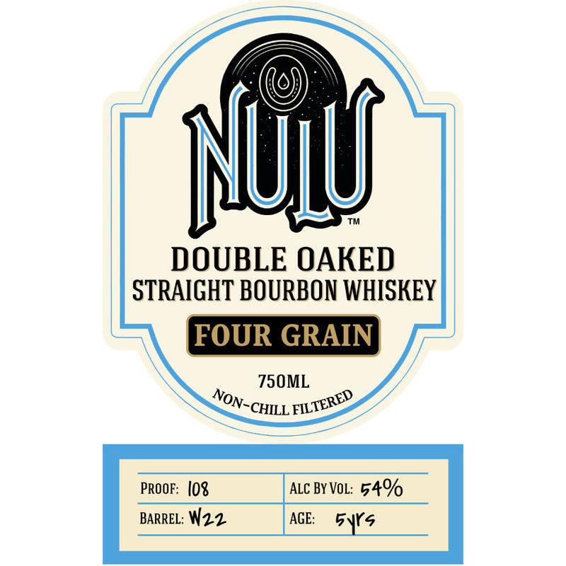 Nulu Double Oaked Four Grain Straight Bourbon - Goro&