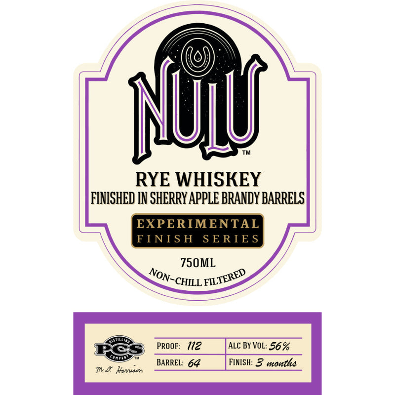 Nulu Rye Finished In Sherry Apple Brandy Barrels - Goro&