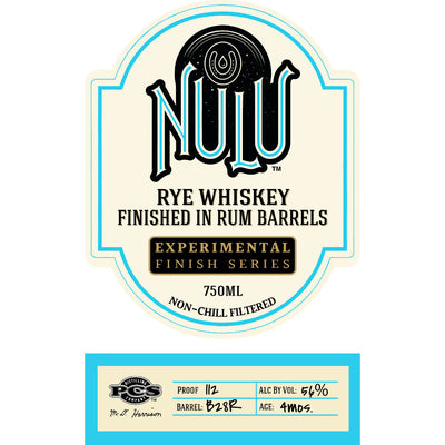 Nulu Rye Finished in Rum Barrels - Goro's Liquor