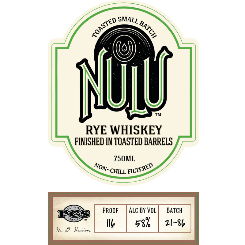Nulu Rye Whiskey Finished in Toasted Barrels - Goro&
