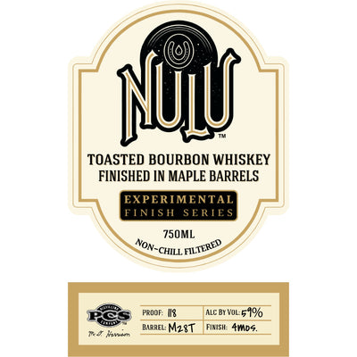 Nulu Toasted Bourbon Finished in Maple Barrels - Goro's Liquor