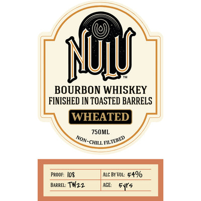 Nulu Wheated Bourbon Finished in Toasted Barrels - Goro's Liquor