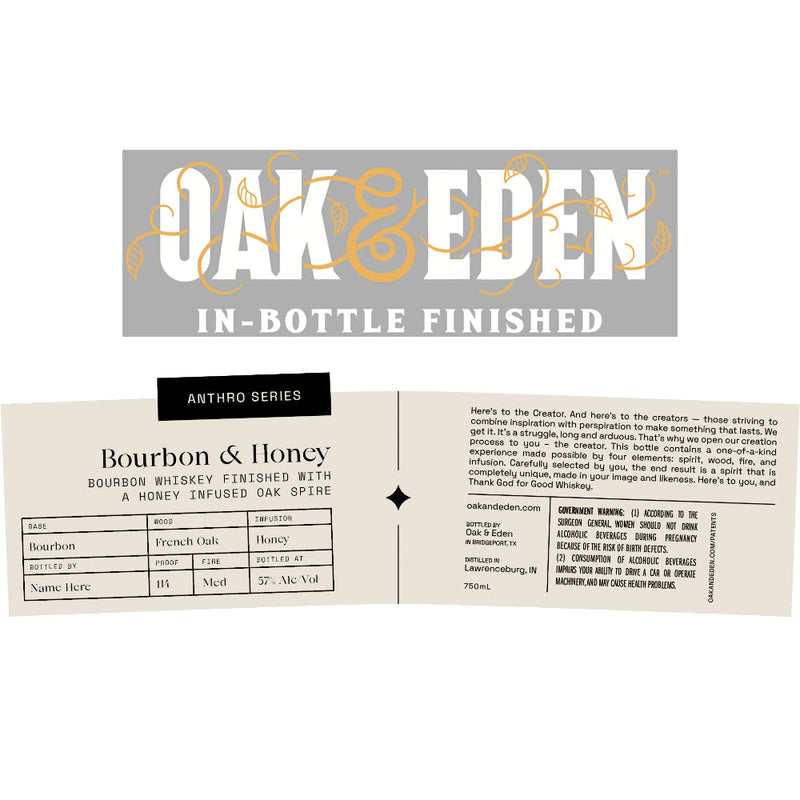 Oak & Eden Anthro Series Bourbon & Honey - Goro&