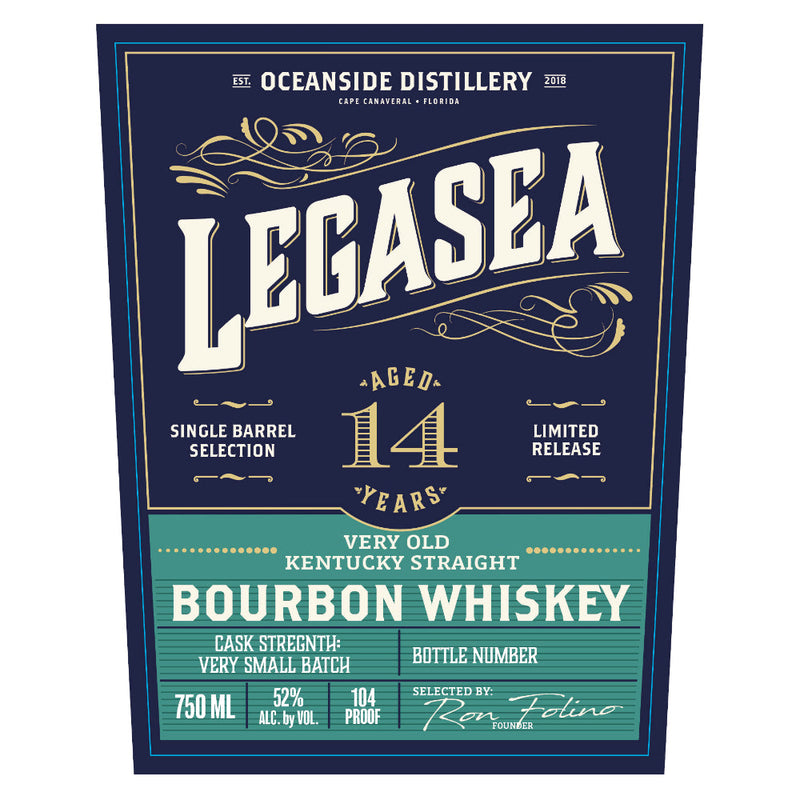 Oceanside Distillery Legasea 14 Year Old Straight Bourbon - Goro&