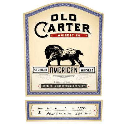 Old Carter 13 Year Old Straight American Whiskey - Goro's Liquor