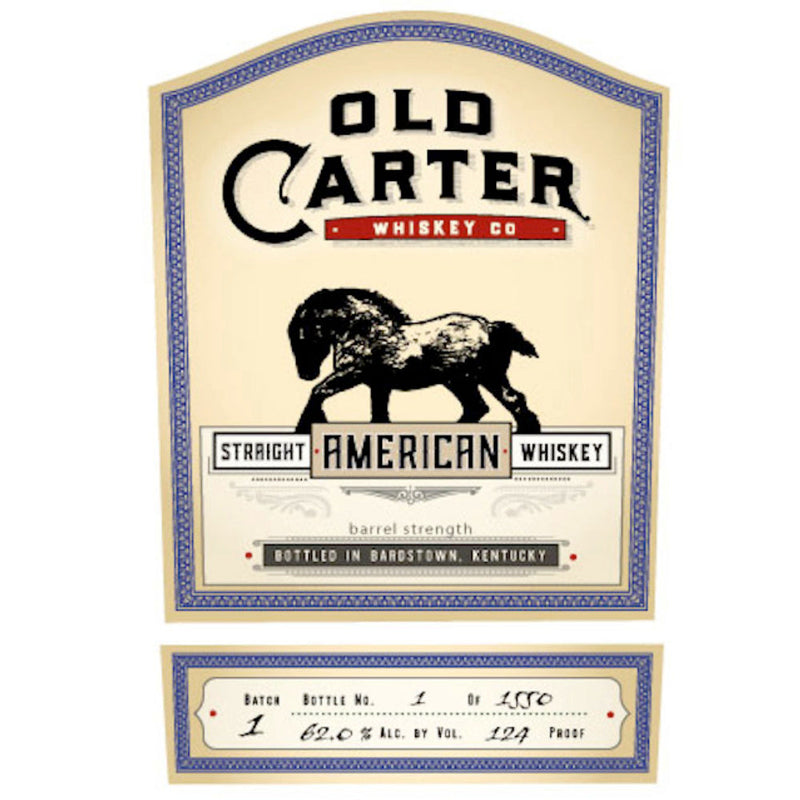 Old Carter 13 Year Old Straight American Whiskey - Goro&