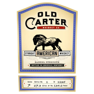 Old Carter Barrel Strength Batch 7 - Goro's Liquor