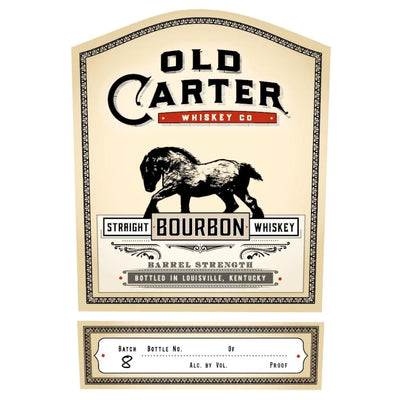 Old Carter Straight Bourbon Small Batch 8 - Goro's Liquor