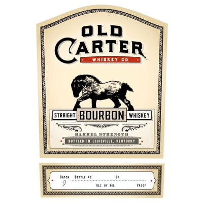 Old Carter Straight Bourbon Small Batch 9 - Goro's Liquor